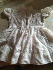 poupée robe ancienne POUR  SFBJ  jumeau unis France Bru ANTIC DRESS
