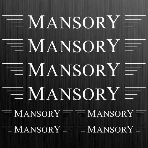 Mansory autocollant sticker - mansory,
