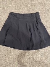 Athleta All Day Skort Jupe -Short Navy Blue Athletic Womens Size 8 76