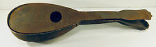 ANTIQUE 19° SHEET METAL CHOCOLATE MOLD, MANDOLIN SHAPE