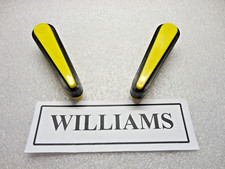 Williams Pinball, Yellow Flipper Plastics, Includes New Fresh Flipper Rings!