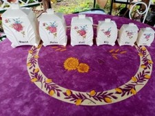 6 pots à Epices Condiment