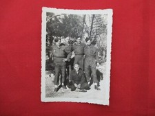 OLD MILITARY PHOTOGRAPH GROUP OF SOLDIERS BISKRA ALGERIA