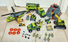 LEGO CITY VOLCANO EXPLORERS LOT SET 60121+60123+60124