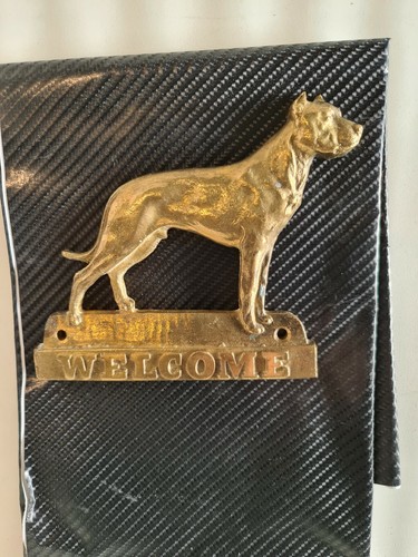 Dogue argentin plaque welcome - argentin,