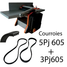 5PJ605 +  3PJ605 Courroie