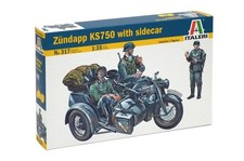 Italeri 317 Zündapp KS750 with sidecar  1/35