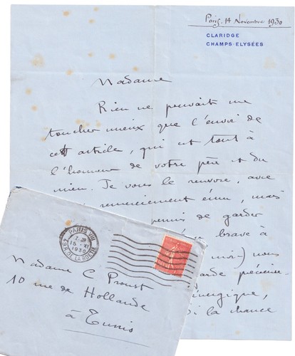 Colette touchante lettre - colette,