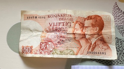 Billet francs belge - 50,