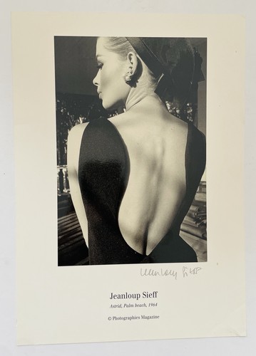 Signed jeanloup sieff - signed;,
