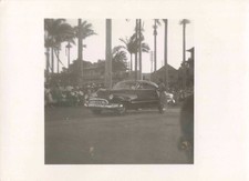OLD PHOTO GUIANA 1950 PLACE DES PALMISTES A CAYENNE OLD CAR BUICK?