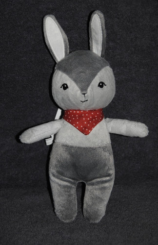 Peluche doudou lapin gris - 🍀peluche,
