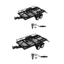 Remorque RC avec crochet d'attelage, essieu léger, double essieu, pour