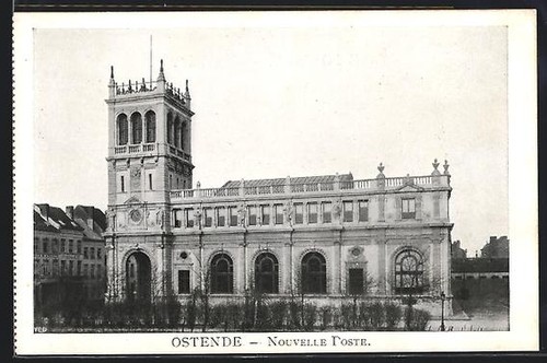 Cpa ostende nouvelle - cpa, poste