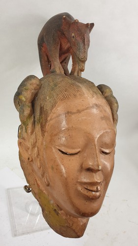 Masque guro côte ivoire - d'ivoire,