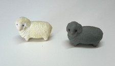 Rare Vintage 1980s Sheep Goat Aries Sheep Animal Erasers Gums