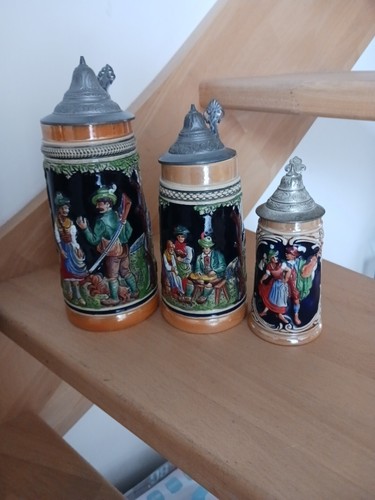 Lot ancienne chope - de, a