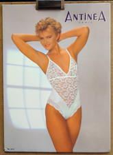 80s-90s Antinéa Advertising Display Cardboard - Women's Lingerie /RSC111