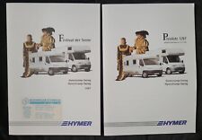 Fiat Ducato Motorhome Hymer Swing brochure + prices/brochure/folleto/opuscolo/broszura