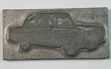 Vintage Loxhams Preston Dealership Ford Anglia 100E Advertising Print Press 56mm