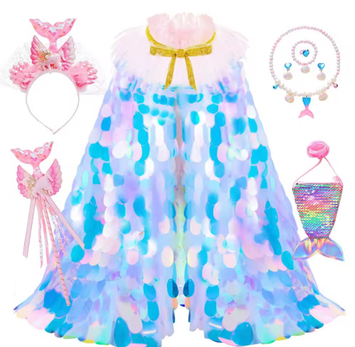 Cape sirène cosplay - cape,