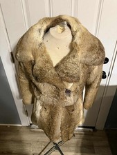 VTG Davison's Fur Salon Jacket Beige/ Brown Fits Medium