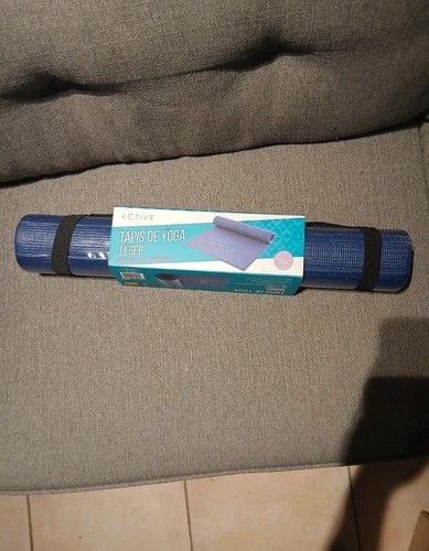 Tapis yoga active bleu - tapis,