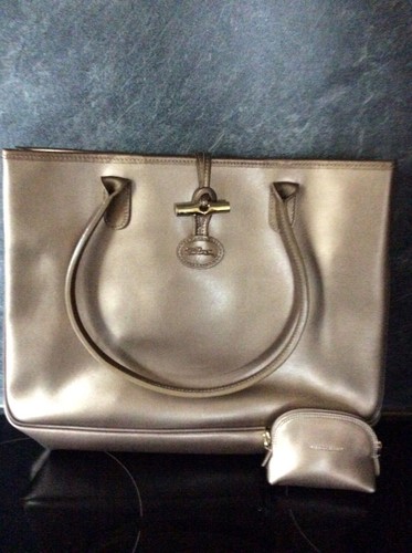 Sac main longchamps cuir et - à,