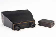 Jules Carpentier Photo Jumelle Monocular Camera 12 6.5x9cm Views RARE V2115