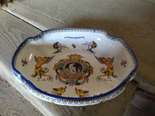 Gien grande coupe renaissance
