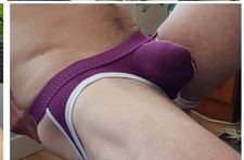 jockstrap homme Mauve