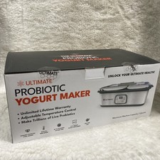 Ultimate Probiotic Yogurt Maker with Adjustable Temperature & Time (2 bowls)