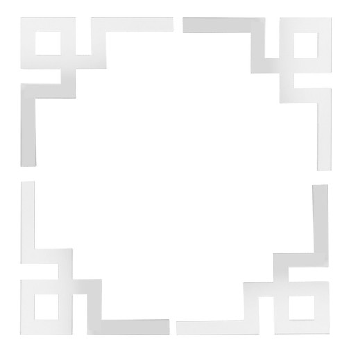 Pcs miroir adhésif murale - 4,
