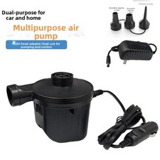 Pour Matelas 12V Voiture Pompe à Air Remplissage Rapide Trois Buses Interchange