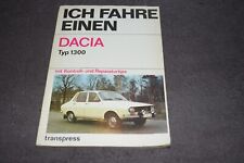Repair manual repair manual I drive a Dacia 1300 first class