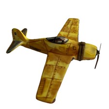 Hand Painted Limoges Porcelain Fighter Plane