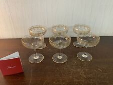6 Baccarat Crystal Recamier Champagne Cups (Price Per Piece)