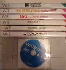 Lot 7 Jeux Wii dont New Super