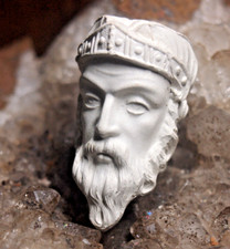 pipe en terre cuite sculptée