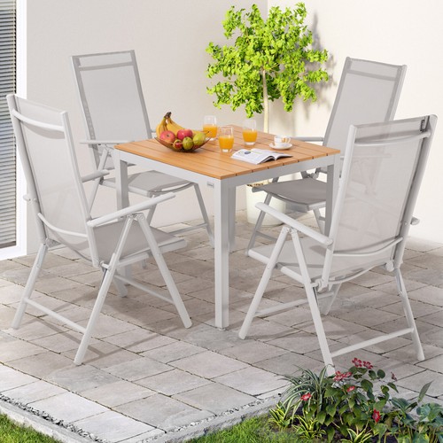 Salon jardin aluminium bern - aluminium,