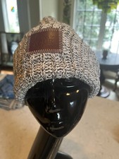 MARLED KNIT Love Your Melon Toboggan Made BLACK Usa Adult One Size 100% Cotton A