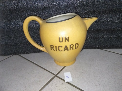 Pichet jug ricard - un, grès