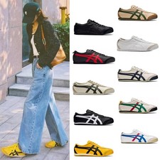 Authentic Black/black MEXICO 66 Sneakers by Onitsuka Tiger Unisex Nib 1183C102