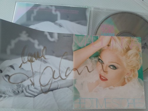 Madonna autograph bedtime - madonna,