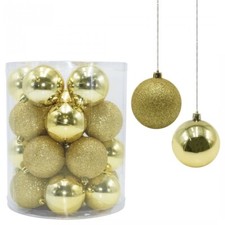 Lot de 24 boules de Noël de 7