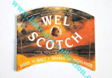 WEL SCOTCH - OLD SOUS BOCK COASTER ALCOHOL BEER WHISKEY HIGHLAND COASTER