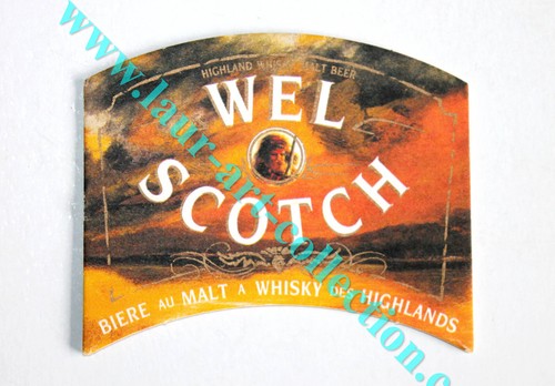 Wel scotch ancien sous bock - -,