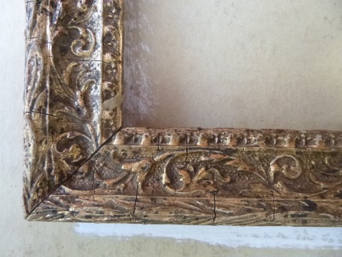 Ancien cadre bois - ancien, en