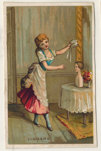 Chromo image lingère - chromo, image-la