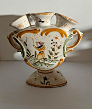 Vase Pique-Fleurs en Faïence